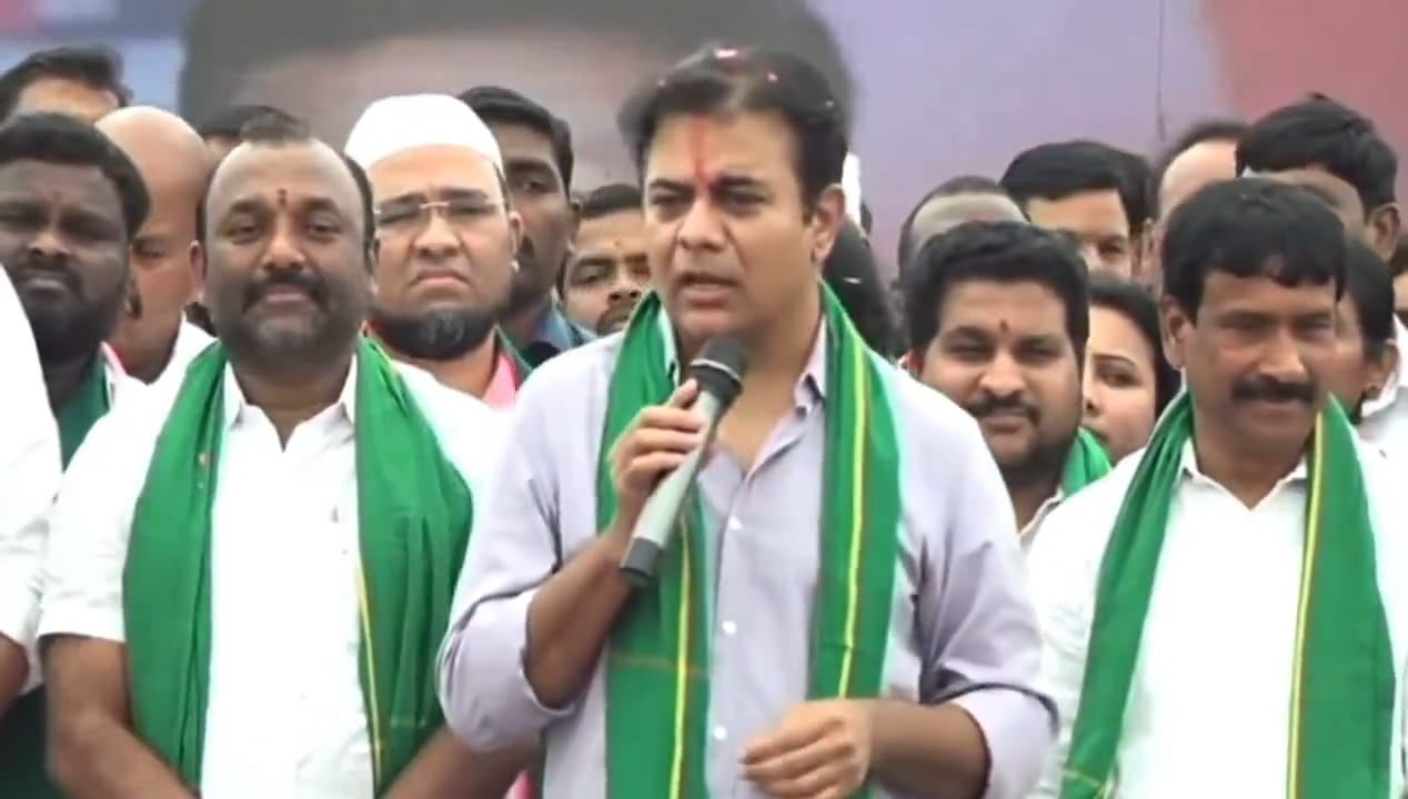 KTR Fire On Revanth Reddy in Chevella Deeksha