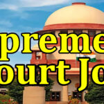 Supreme Court of India Recruitment 2025