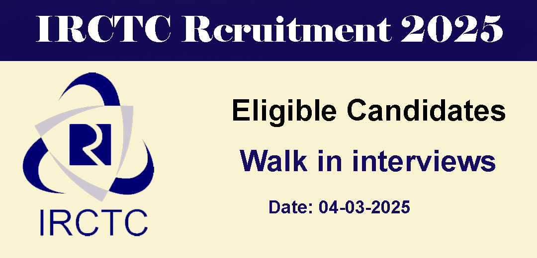 Secuderabad IRCTC Recruitment 2025
