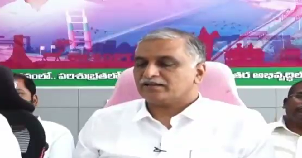 Harish Rao Fire On AP CM Chandra Babu Naidu