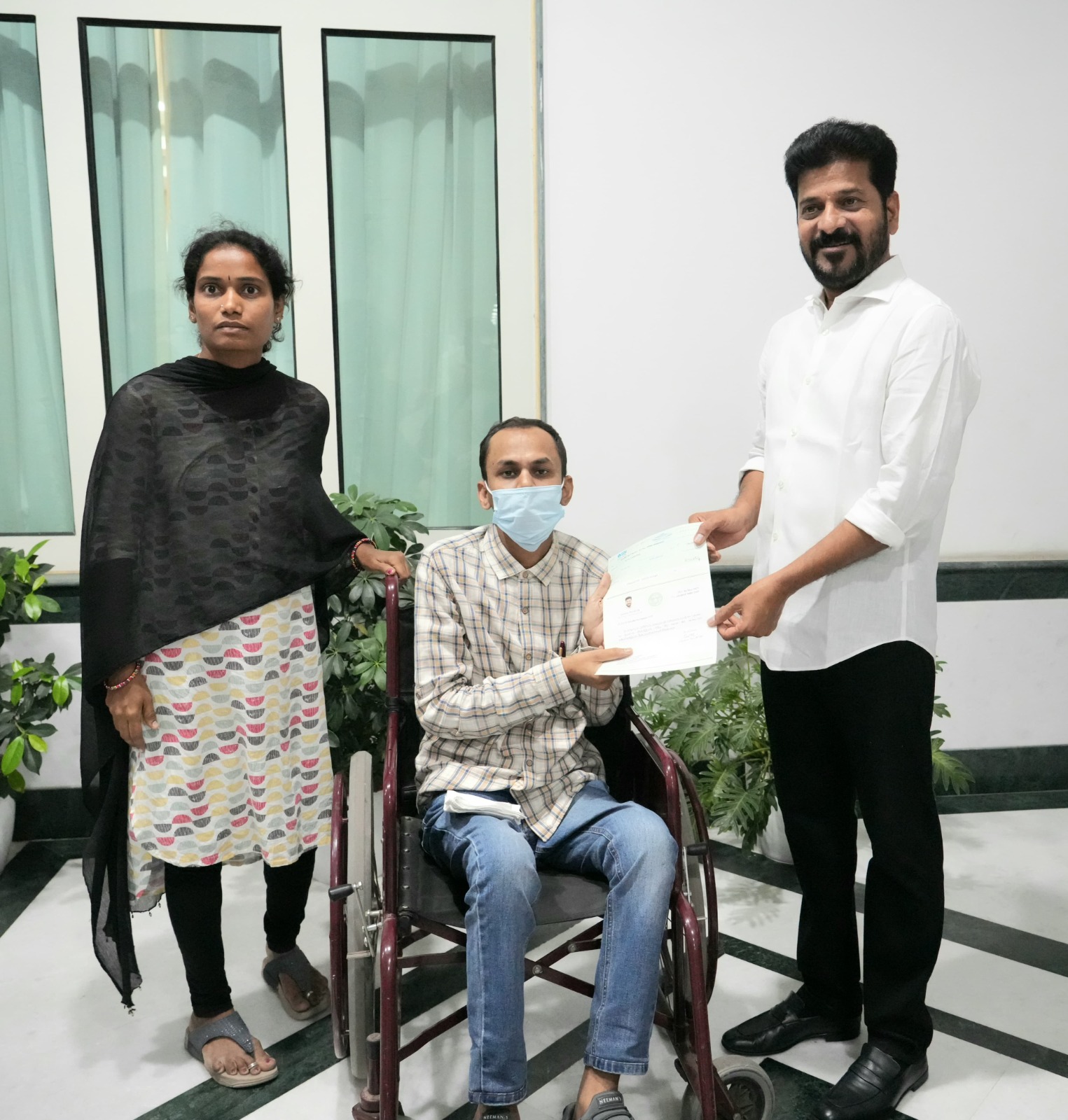 cm revanth reddy help to the cancer patients