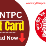 RRB NTPC CBT test Admit Card Released 2025