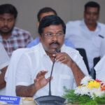 MLA Vamshi meets with colectors on Urea
