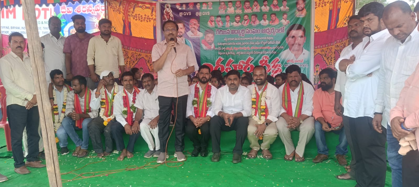 Hunger strike led by Tribal Students