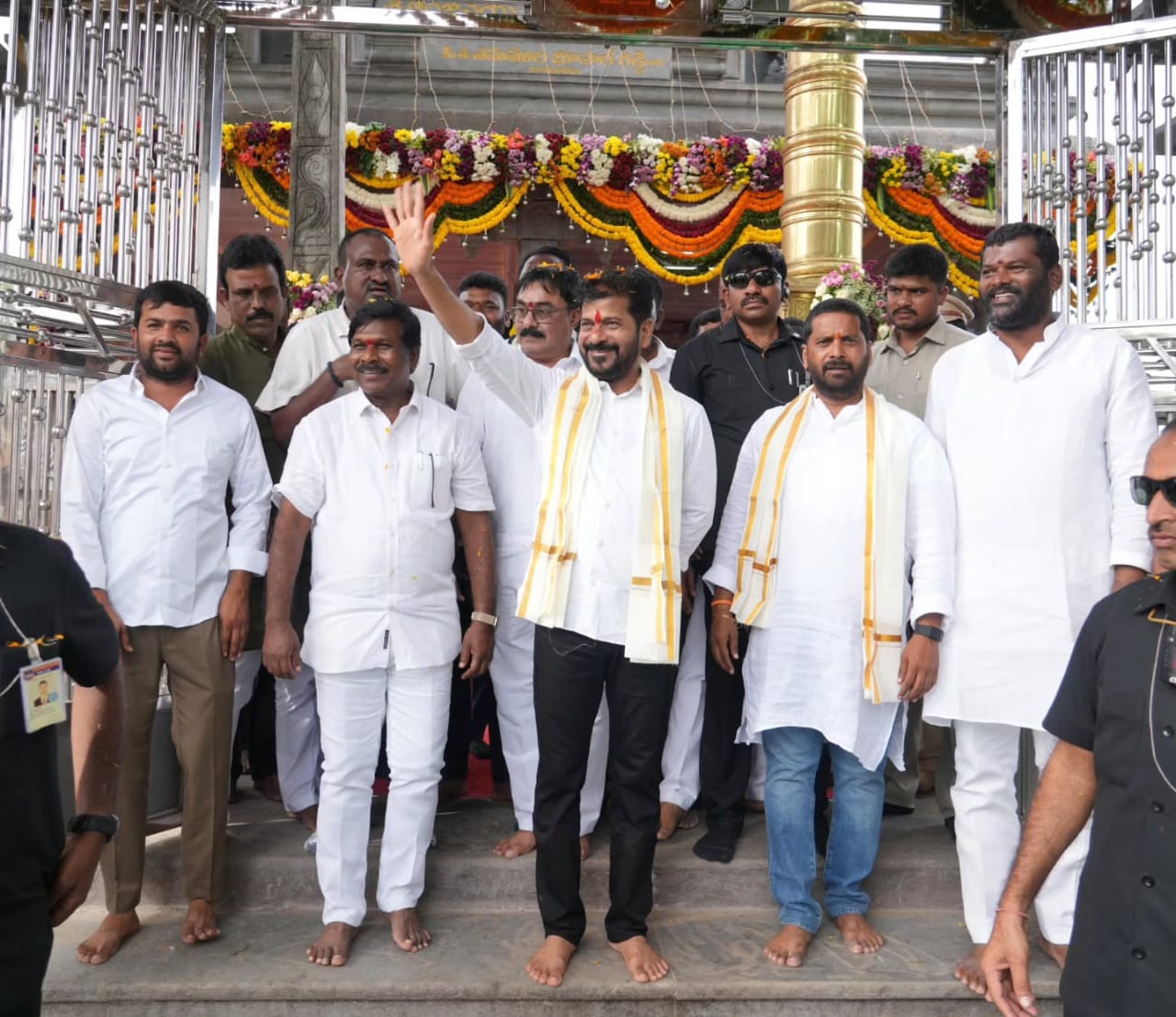 Cm revanth Reddy Done Dusshera in Own Village