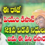 Pm Kisan 21st Installment Release Date