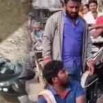 Farmers protesting for Urea