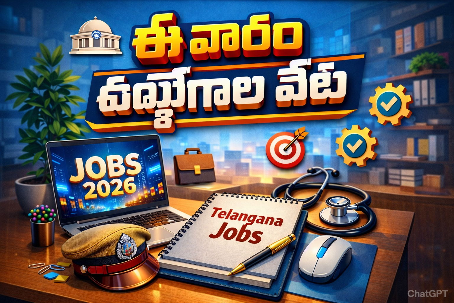 Latest Government Jobs in Telangana 2026