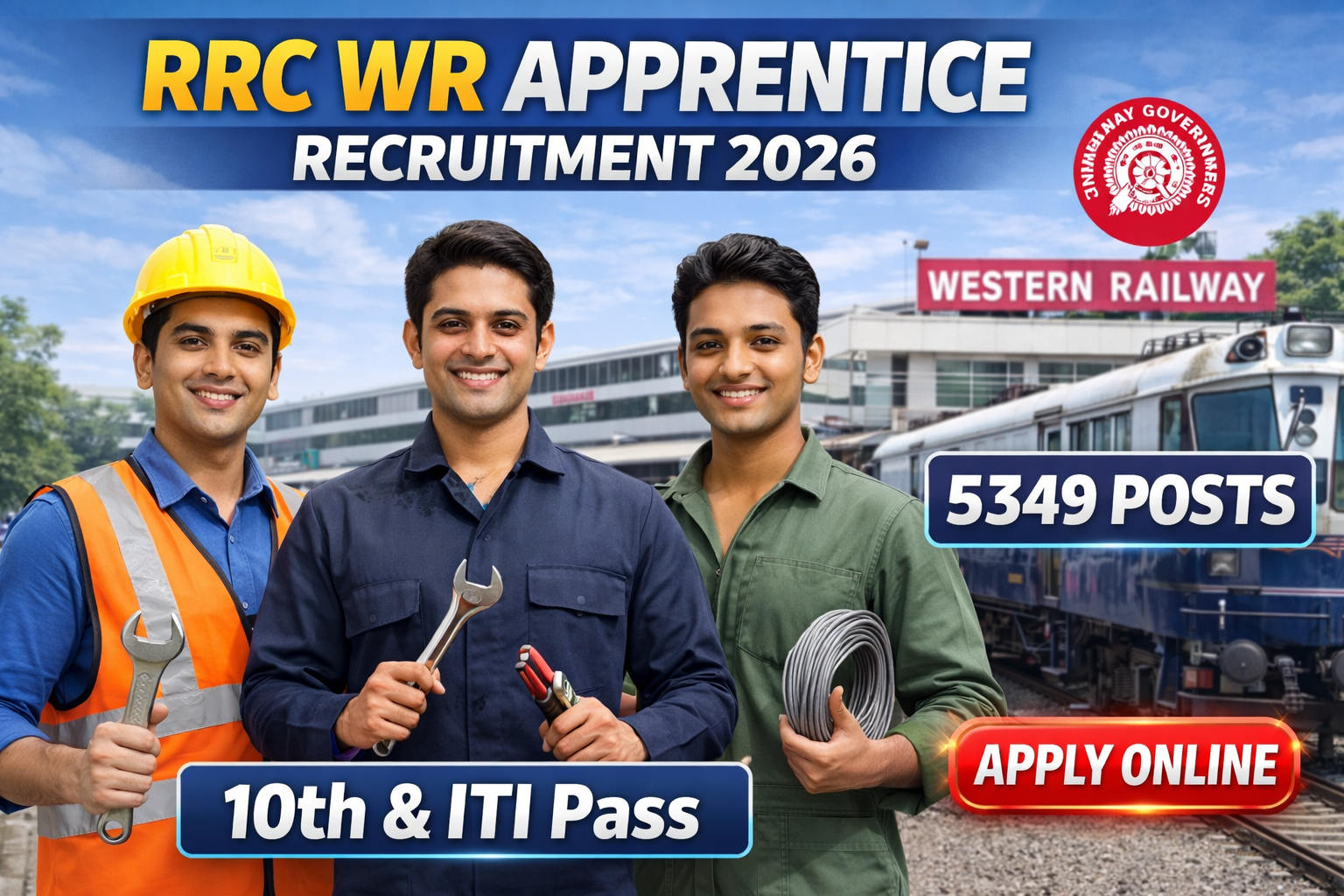 RRC WR Apprentice Recruitment 2026 Apply Now