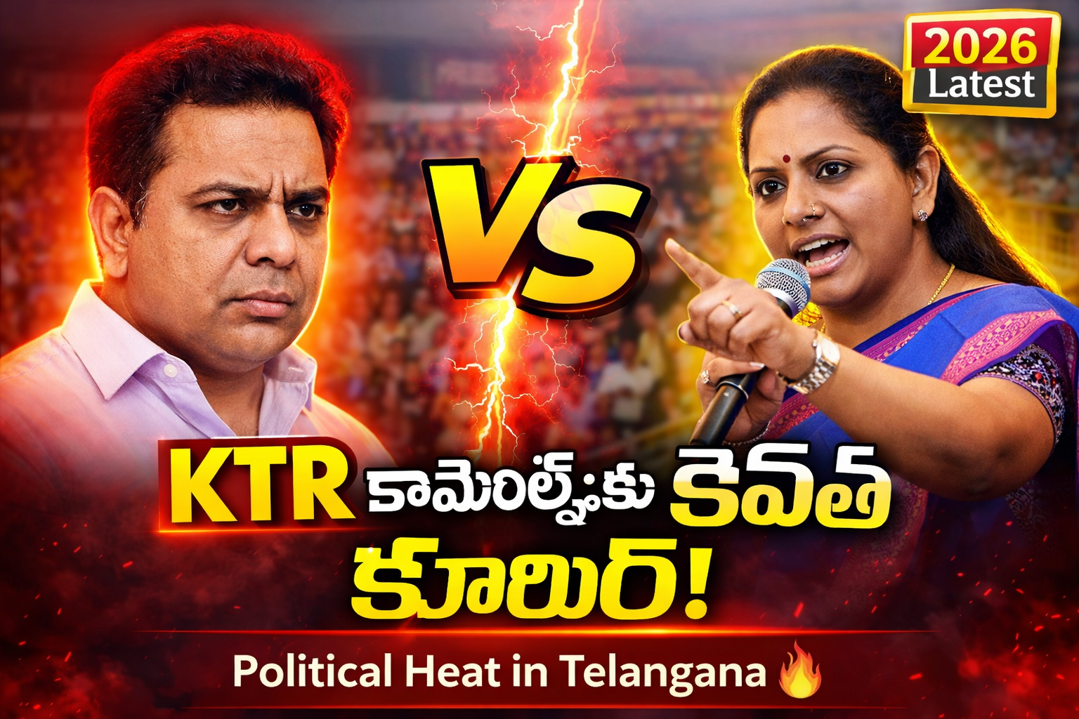 Kavitha Counter to the KTR Comments 2026