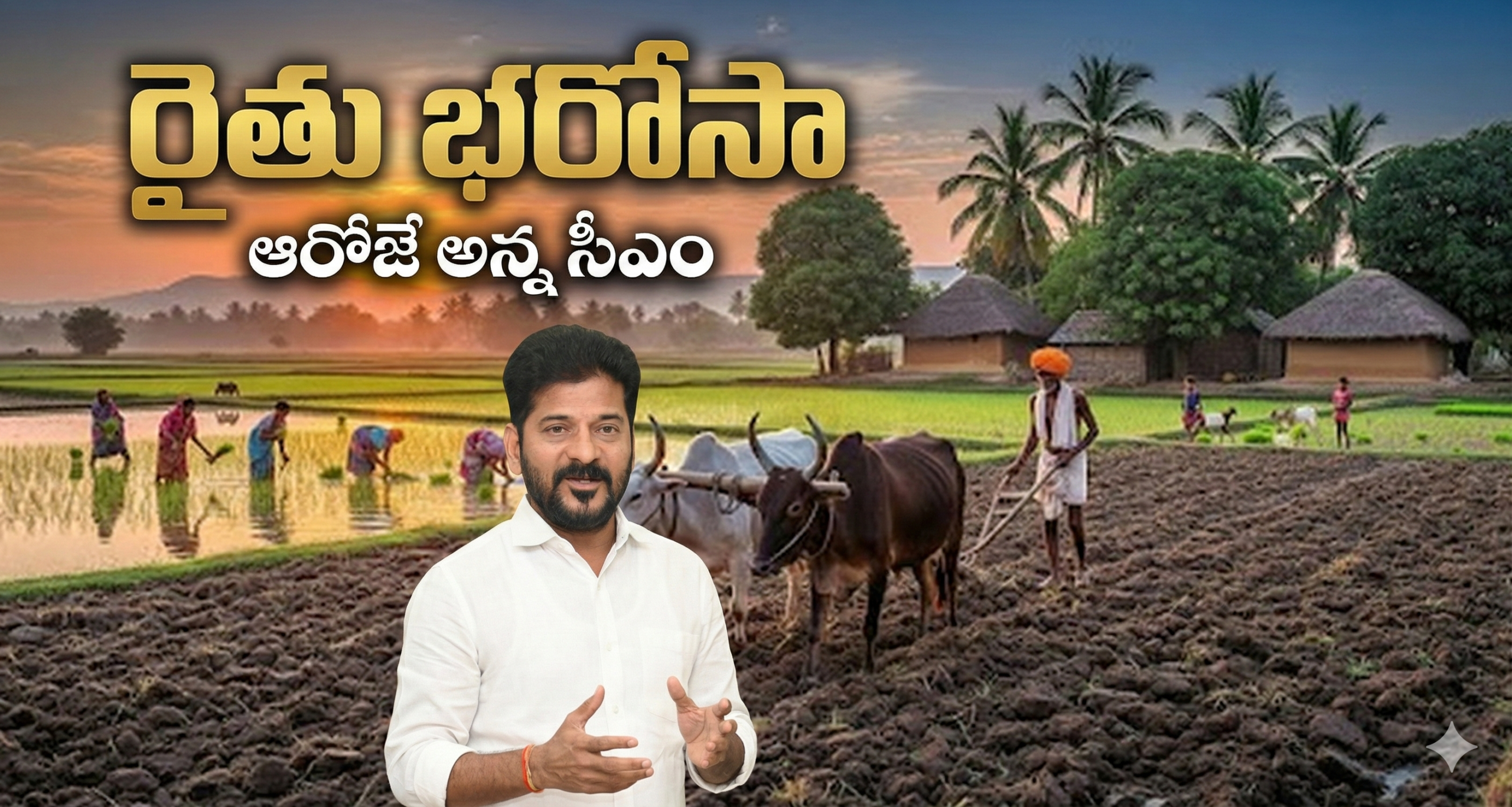 CM Revanth Reddy Announced Rythu Bharosa Date