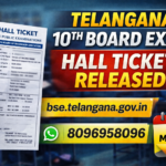 Telangana govt released 10th hall Tickets 2026