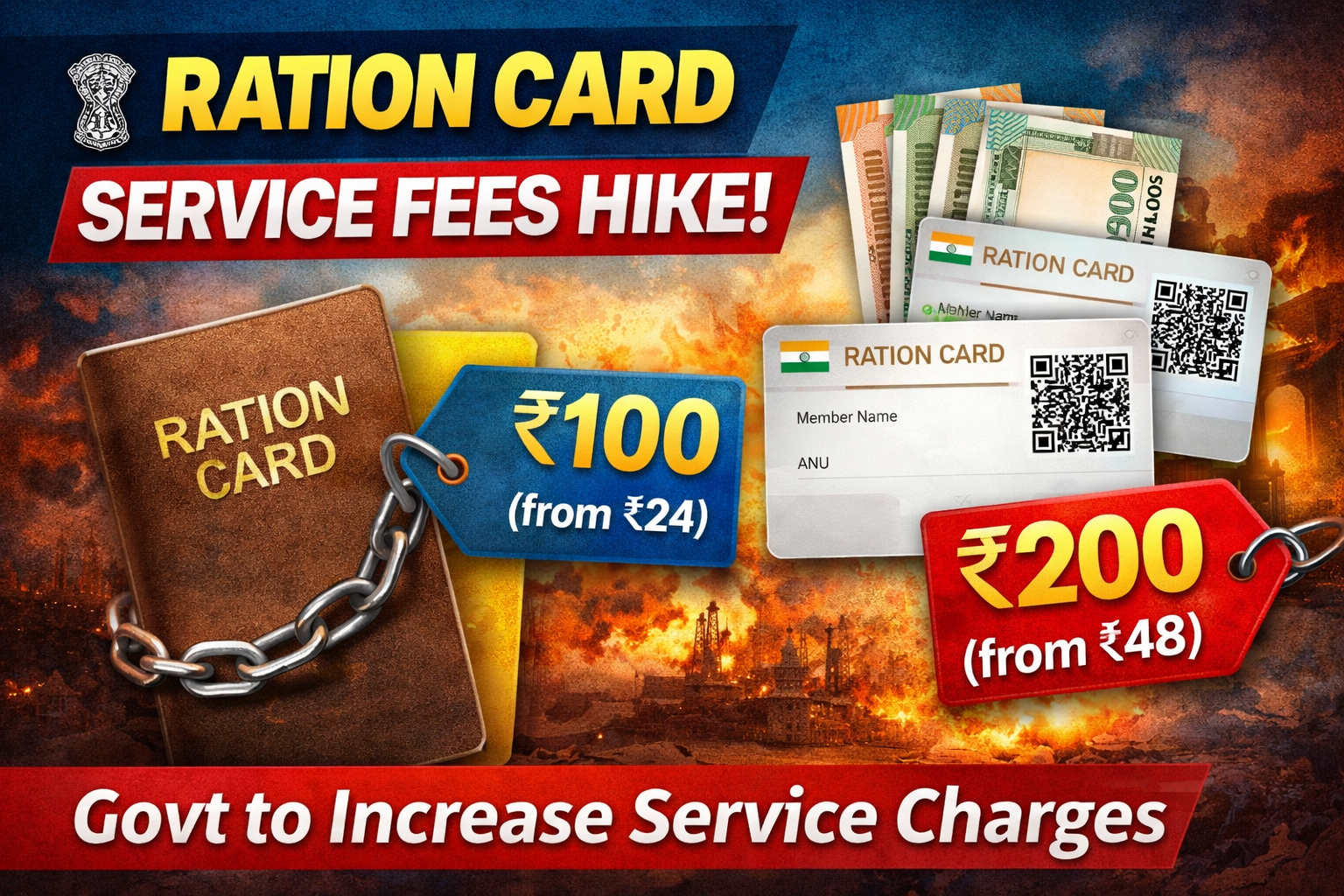 ration-card-service-fees-hike-new-charges-smart-ration-card-india