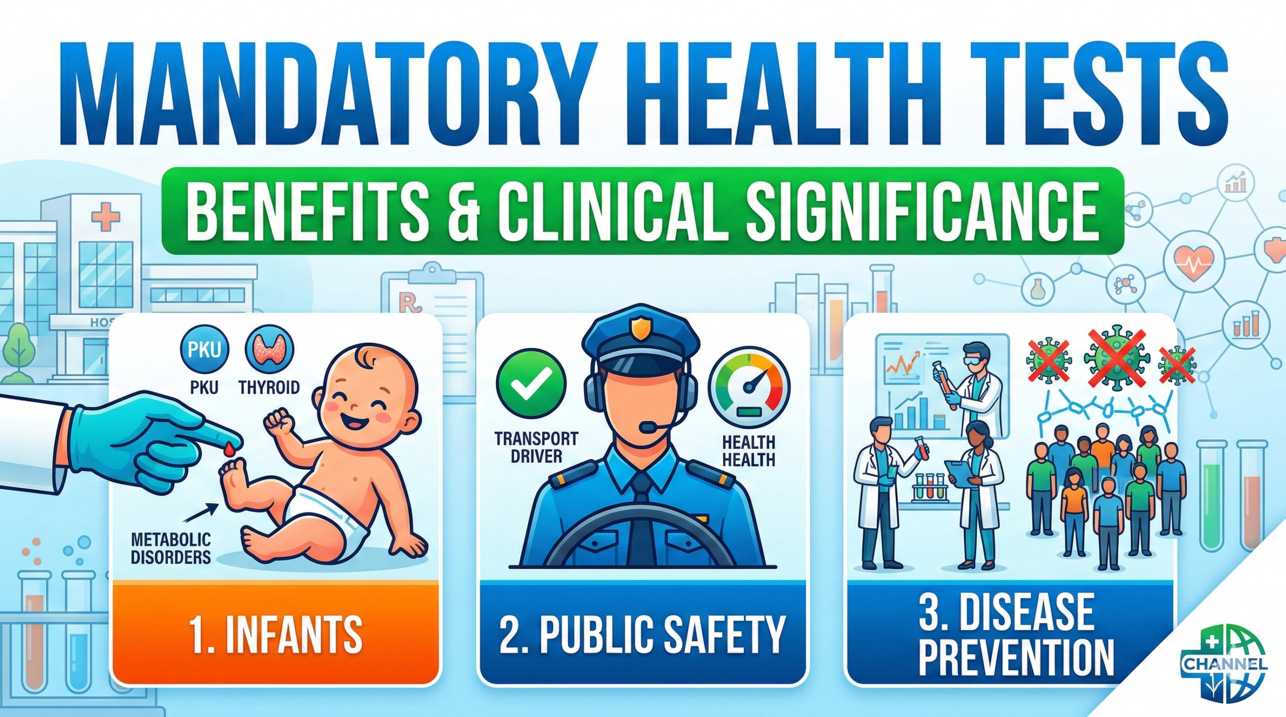 Mandatory Health Testing: Clinical Significance and Global Benefits