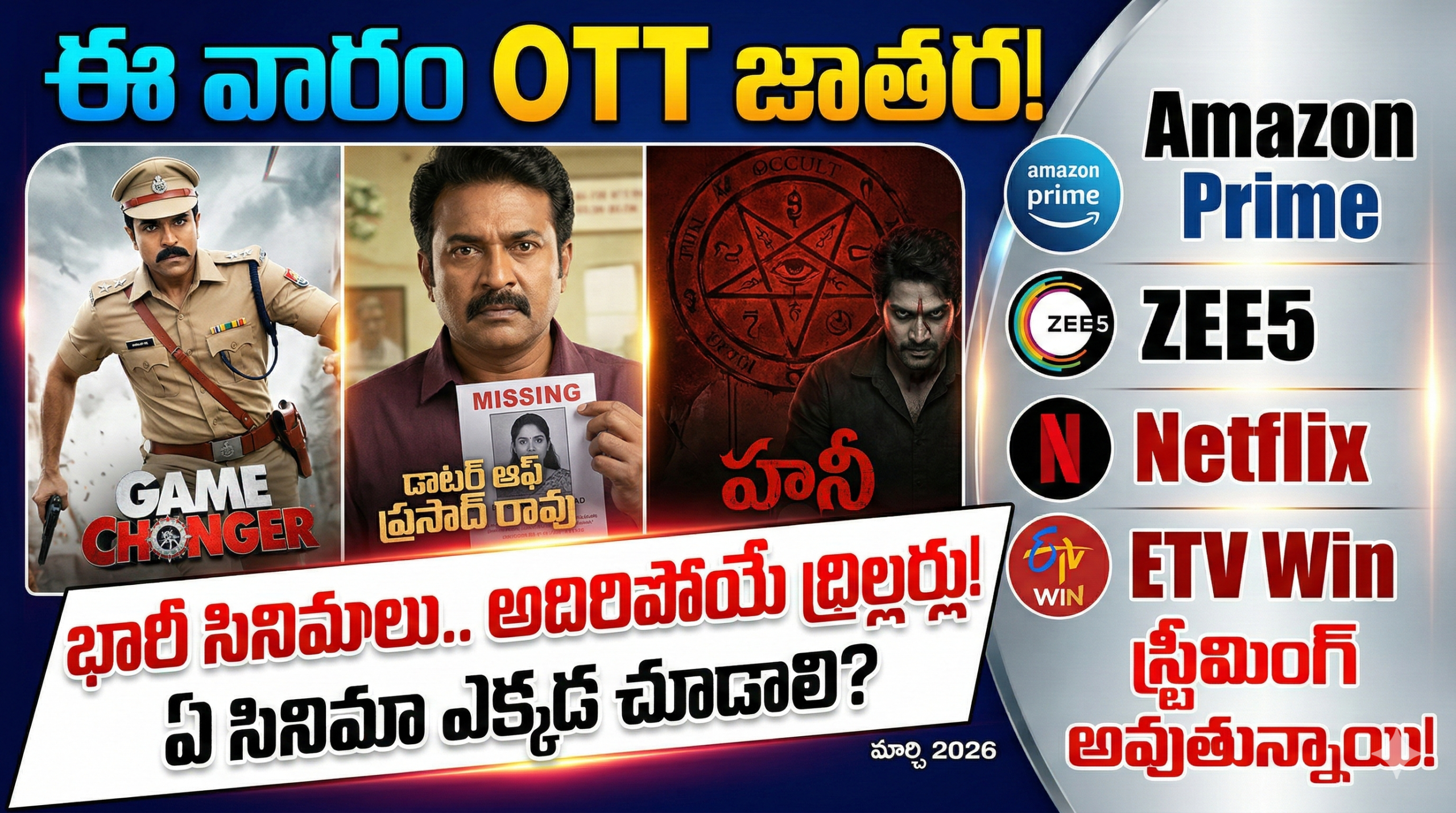 this-week-ott-releases-game-changer-maharagni-movie-stories-telugu