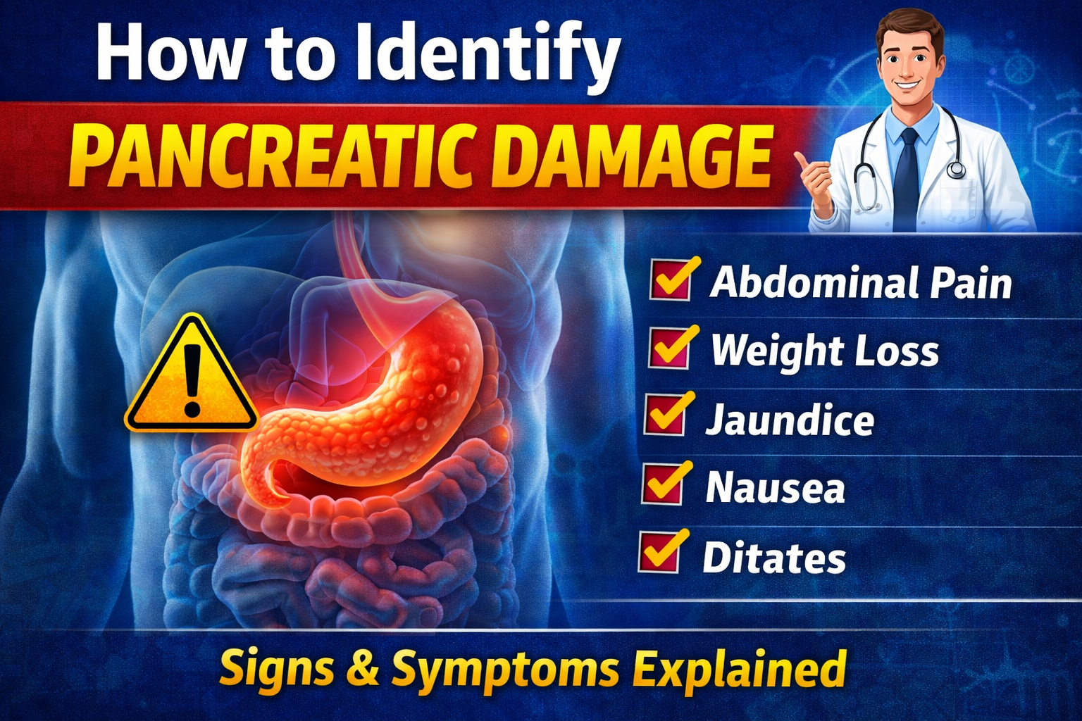 How to Identify Pancreatic Damage: Symptoms & Simple Guide