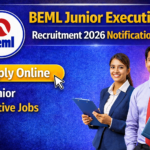 BEML Junior Executive Recruitment 2026 Notification