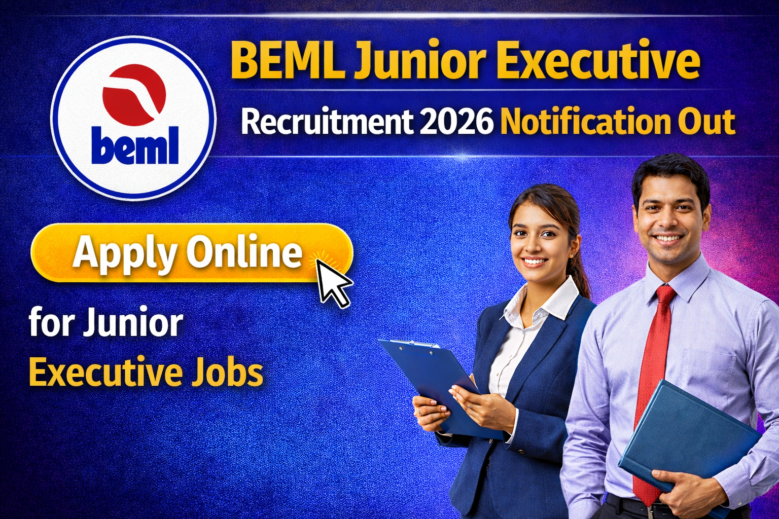 BEML Junior Executive Recruitment 2026 Notification