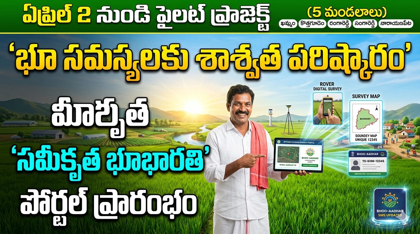 Telangana Bhu Bharathi Portal Released 2026