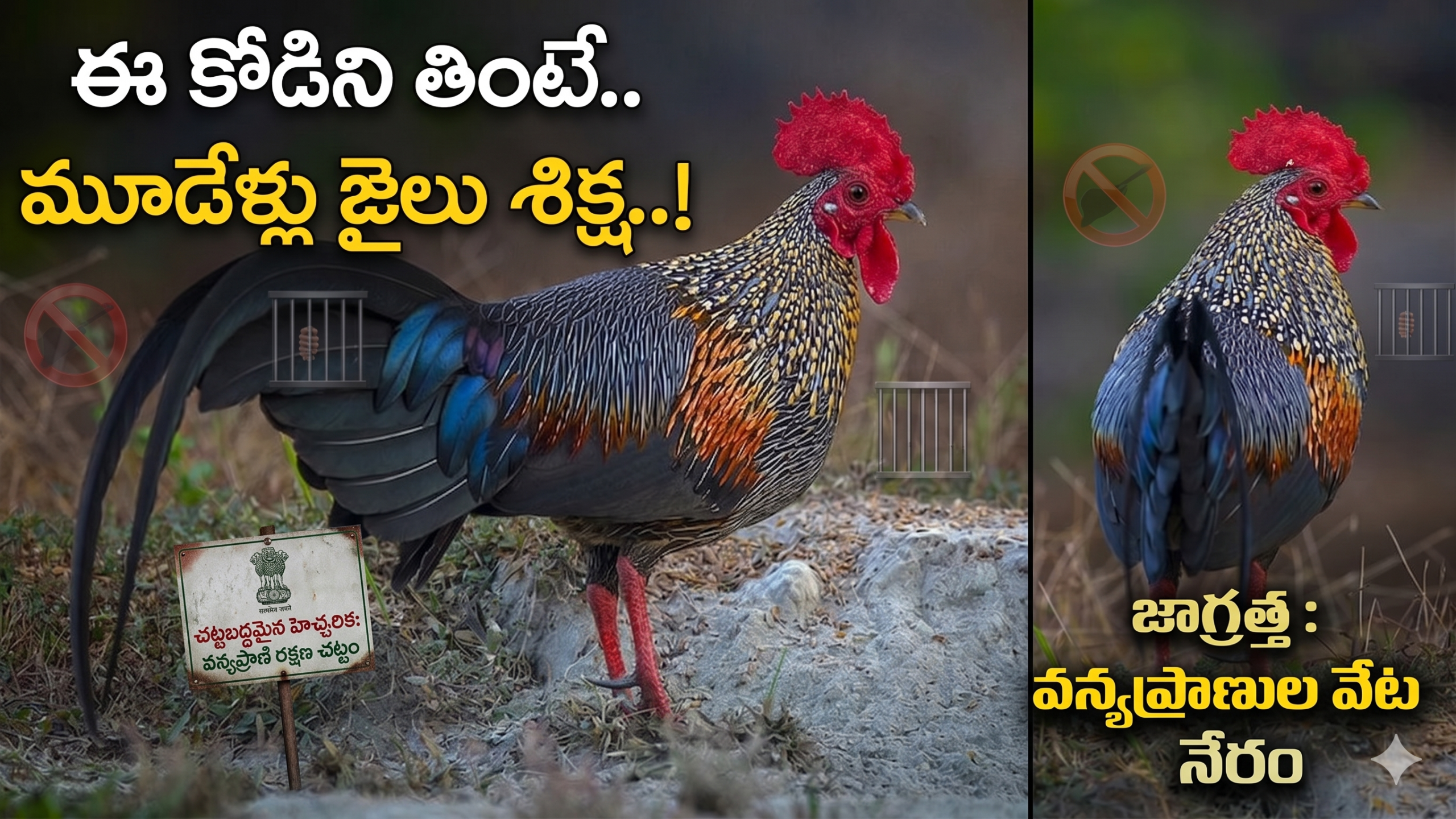 wildlife-protection-act-jungle-fowl-hunting-punishment