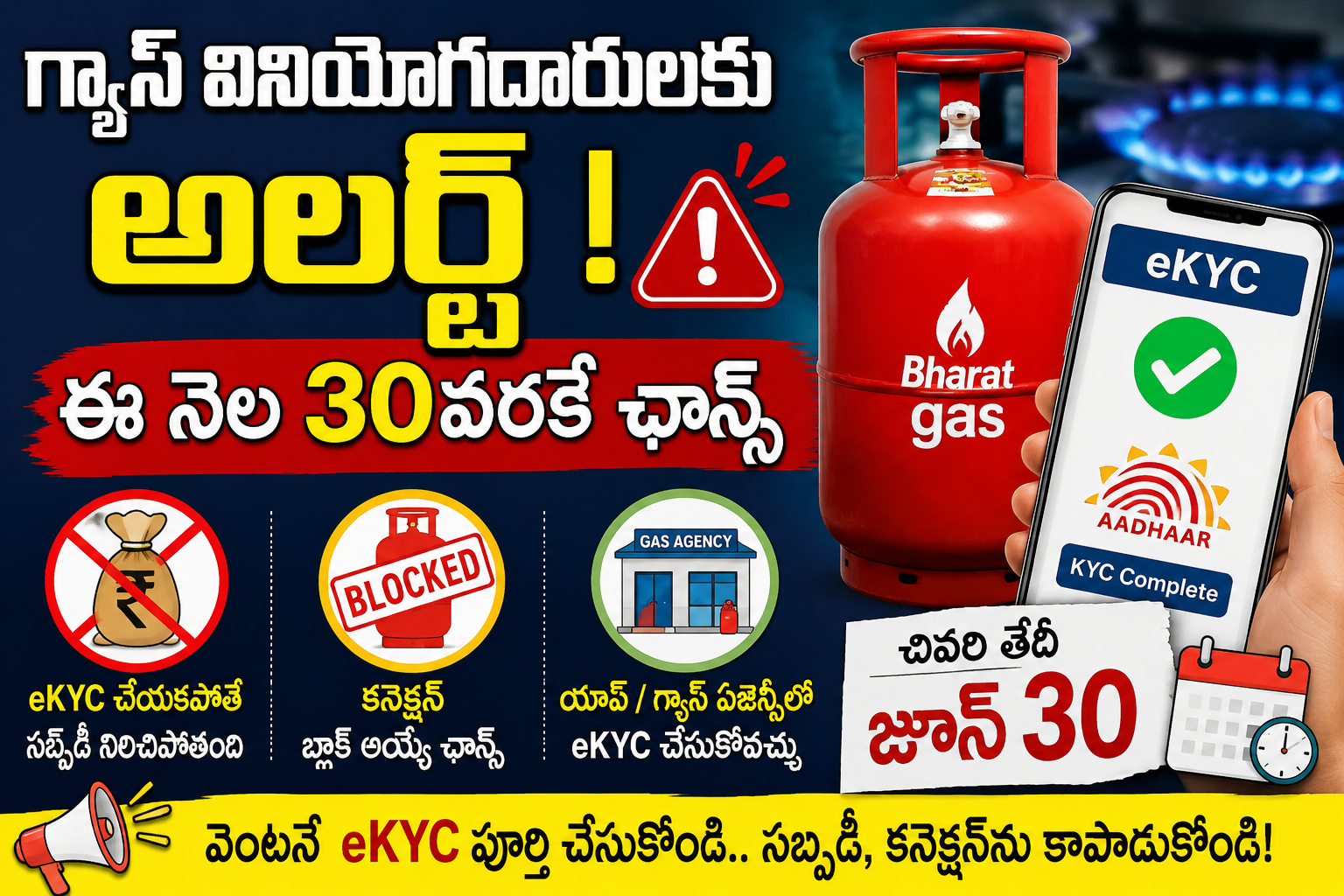 gas-ekyc-deadline-june-30-subsidy-block-warning