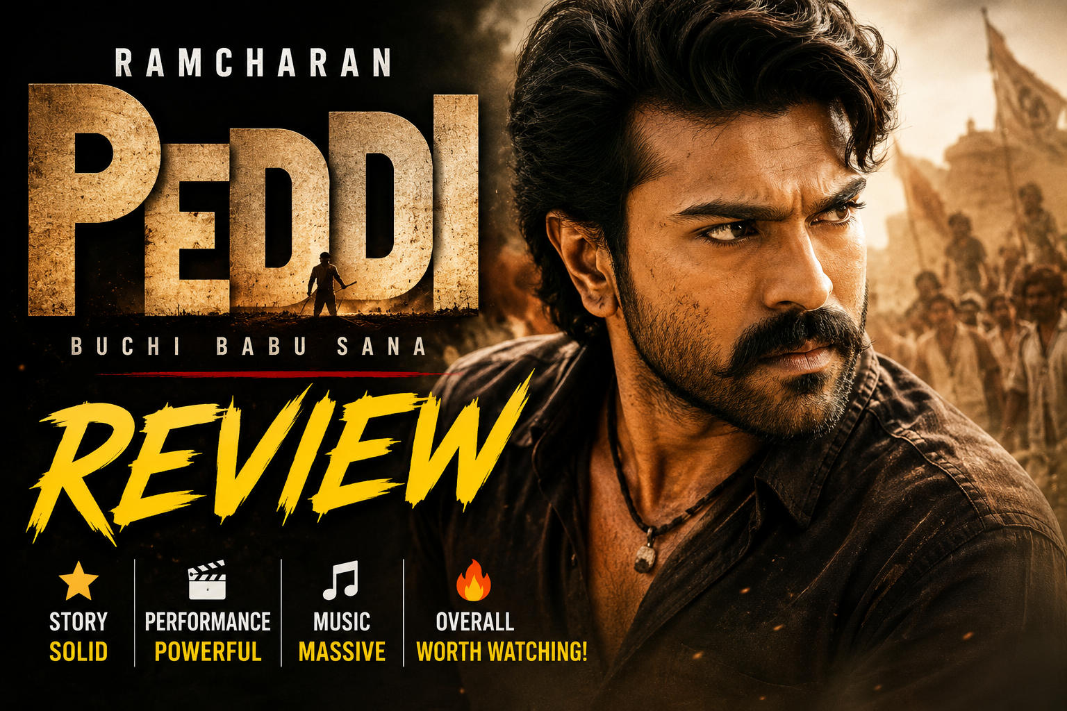 peddi-telugu-movie-genuine-review-ram-charan-buchi-babu-sana