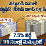 post office kisan vikas patra scheme double money