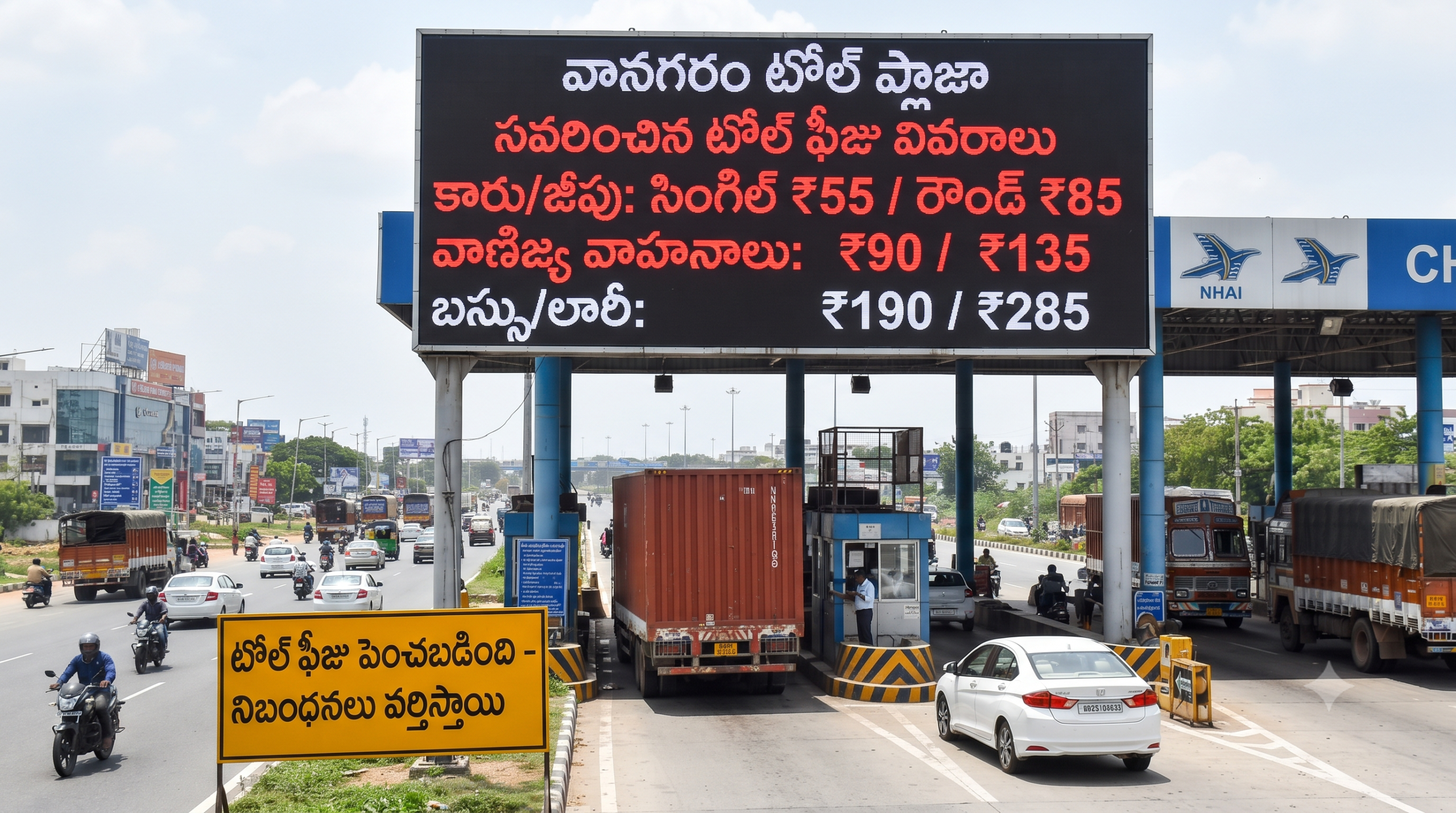 chennai-vanagaram-toll-plaza-fee-hike-new-prices